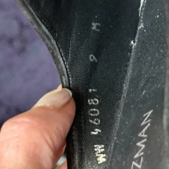 Stuart Weitzman Pipe Mulearky Flat Mule - Picture 7 of 11